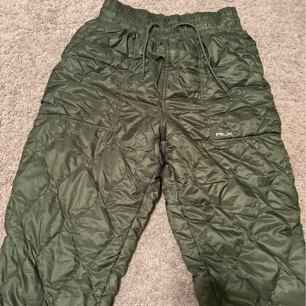 Ralph Lauren Kids Quilted Pants - Olive